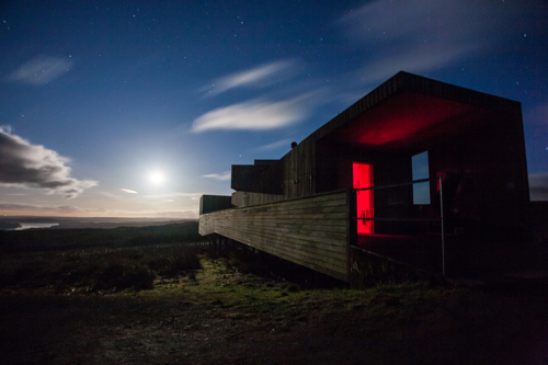 Kielder Observatory beneath the stars in Northumberland's designated Dark Sky site for stargazing and astrology