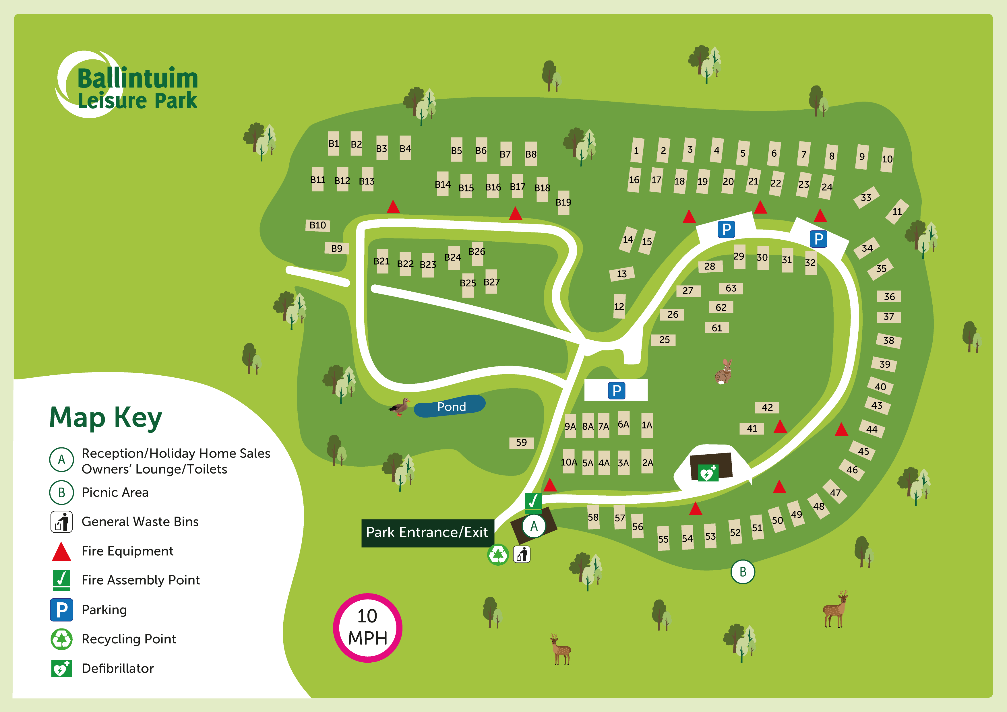Ballintuim Park Map 2024 